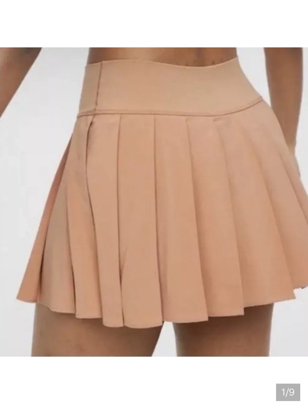 Aerie Offline Real Me Pleated Athletic Tennis Mini Skort Skirt Size L